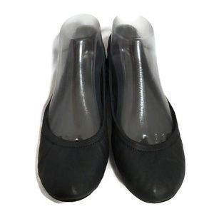Tory Burch Eddie Black Leather Flats - Size 8